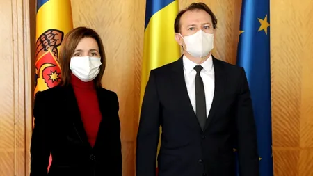 Premierul Florin Cîțu s-a întâlnit cu Maia Sandu: despre ce au discutat cei doi oficiali