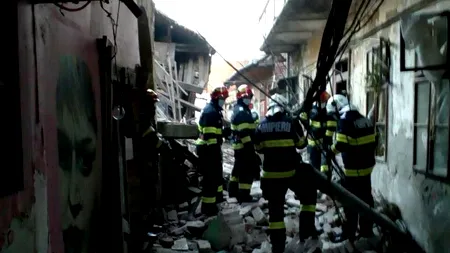 Explozie într-o casă din Timișoara. Un bărbat a rămas blocat sub dărâmături