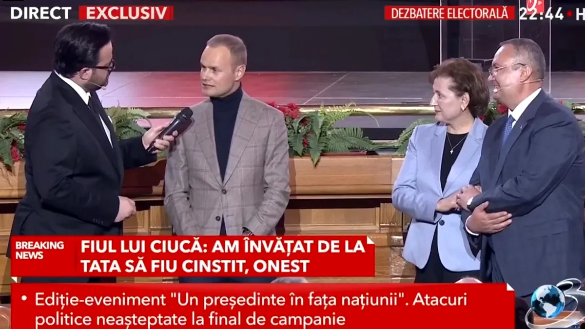 Ce meserie are fiul lui Nicolae Ciucă? Ștefan Ciucă explică de ce nu a avut apariții publice până acum