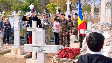 „Ziua Armistițiului”, sărbătorită la „Careul Francez” de la Cimitirul Eternitatea din Galați