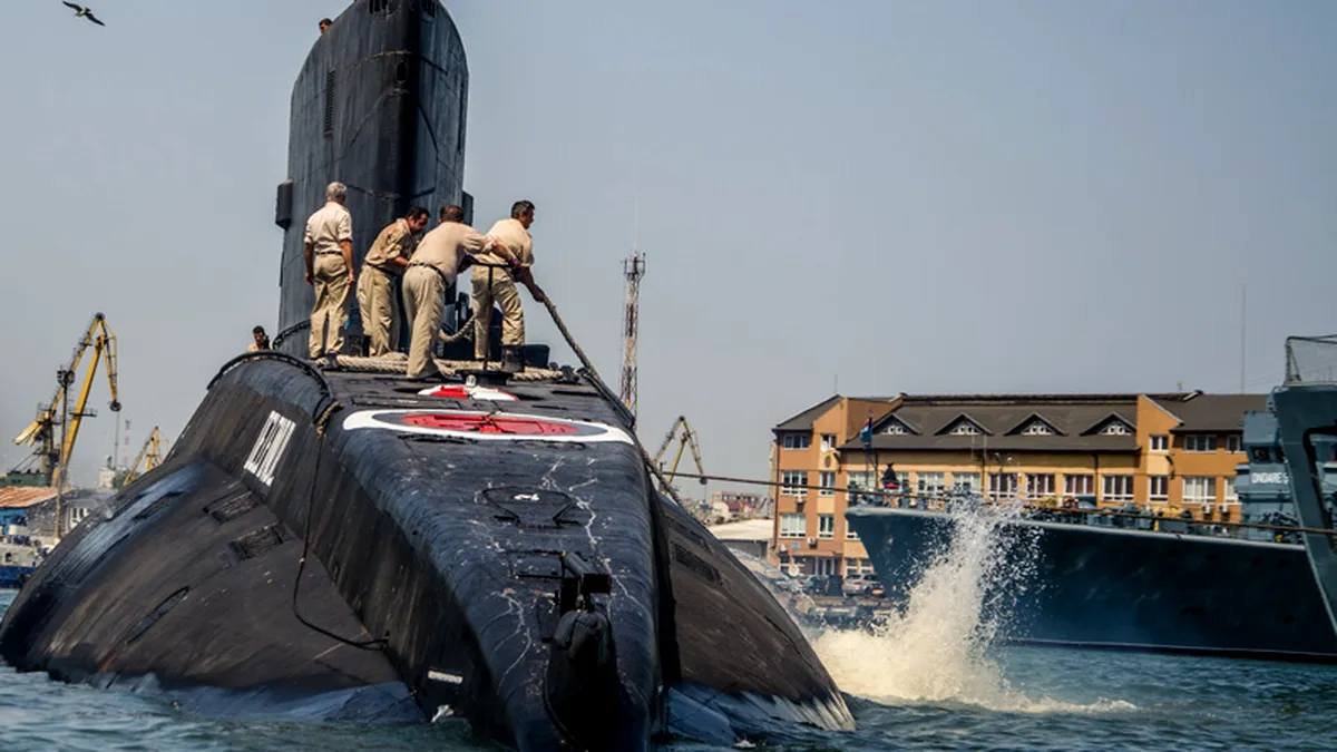 Singurul submarin deținut de Armata Română a rămas fără baterii de 27 de ani