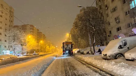Capitala și județul Ilfov, sub cod roșu de ninsoare. Autoritățile au transmis mesaj Ro-Alert