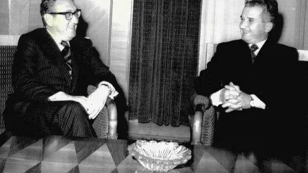 Ce a discutat Nicolae Ceaușescu cu Henry Kissinger în 1974, la București