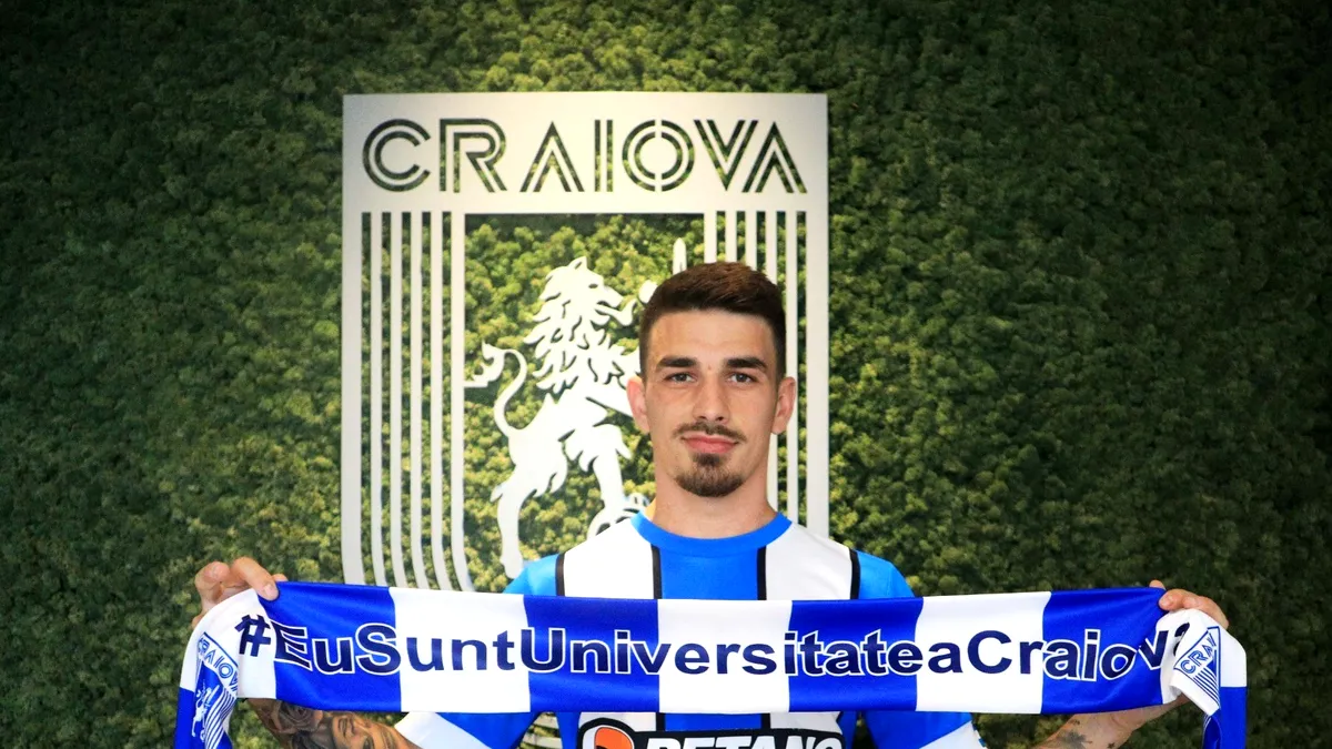 Sergiu Hanca revine în Liga 1. Jucătorul de bandă a semnat cu Universitatea Craiova