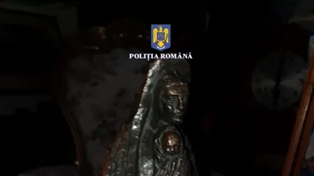 Statuetă din bronz furată din Franța și găsită după 7 ani la Constanța