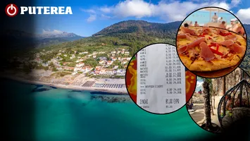 Nota de plată a unui român pe o plajă unde șezlongul e gratuit. Cât a scos din buzunar pentru șase persoane pe o plajă din Grecia