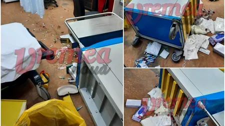 Un bărbat a distrus aparate medicale și sute de medicamente la Spitalul Județean Vaslui