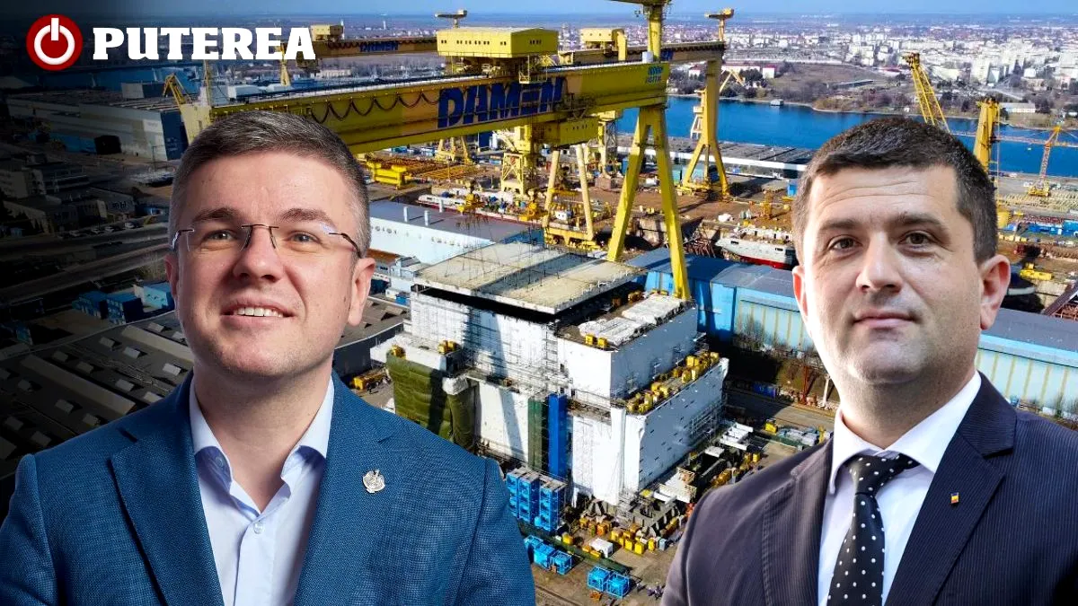 Vânzarea Șantierul Naval Mangalia către o firmă din Mediaș cu un singur angajat, ultimul tun uriaș regizat miniștrii USR Radu Miruță și Irineu Darău