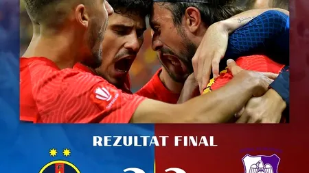 FCSB - FC Argeș 3-2, în Superligă. Cordea a înscris golul victoriei în minutul 87 (Video)