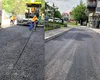 Lucrări de asfaltare pe trei străzi din Sectorul 5. Șoseaua Alexandriei, aproape de finalizare.