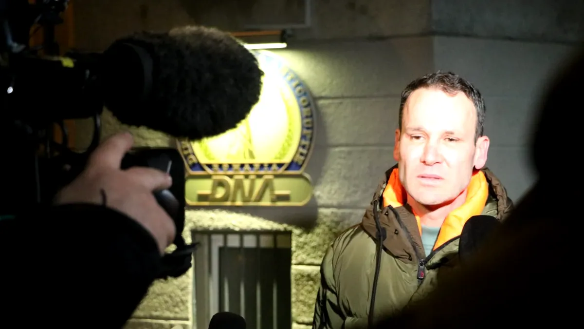 Robert Negoiță, la ieșirea de la DNA: „Nu e nimeni perfect. Cine greșește, plătește!” (VIDEO)