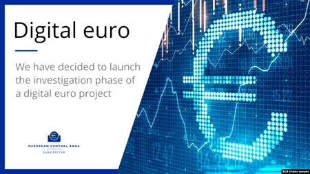 Banca Centrală Europeană a inițiat prima etapă de digitalizare a monedei unice