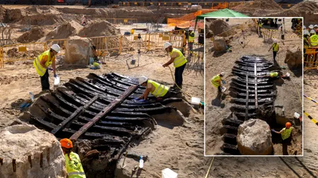 Descoperire uluitoare sub o piață din Barcelona: Epavă medievală perfect conservată iese la lumină după 500 de ani