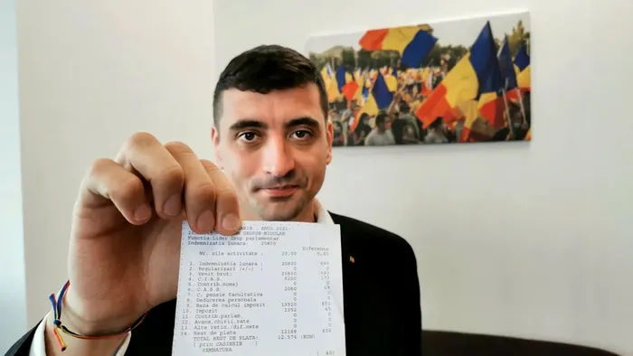 Magicianul financiar George Simion: Din declarația de avere dispar 400.000 € și apar 50.000 € în două luni