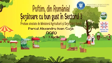 Târg de produse agroalimentare românești în parcul IOR (5-7 aprilie)