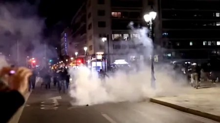 Proteste violente în Grecia, la o săptămână de la tragedia feroviară
