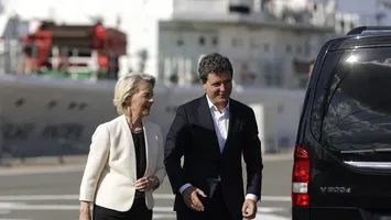 Președintele Comisiei Europene a sosit la Constanța. Ursula von der Leyen s-a întâlnit cu Nicușor Dan