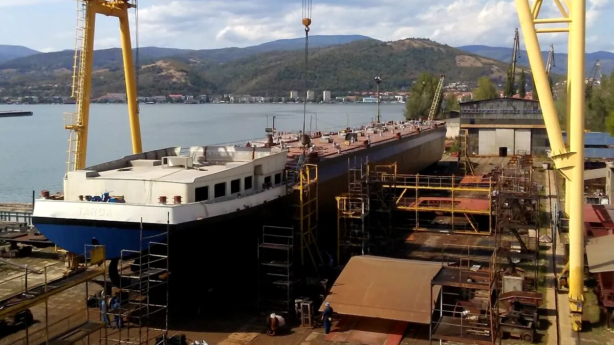 Şantierul Naval Orşova nu a realizat prevederile din buget. Compania dă vina pe standardele de contabilitate