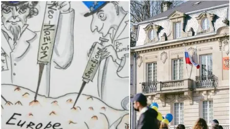 Inacceptabile: Caricaturile publicate de Ambasada Rusiei la Paris