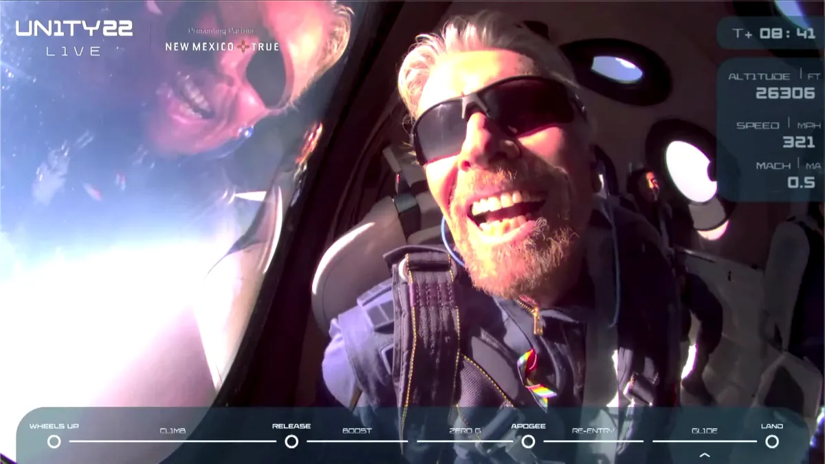 Exista riscul ca organismul său să nu reziste zborului spaţial? Mărturisirea lui Branson