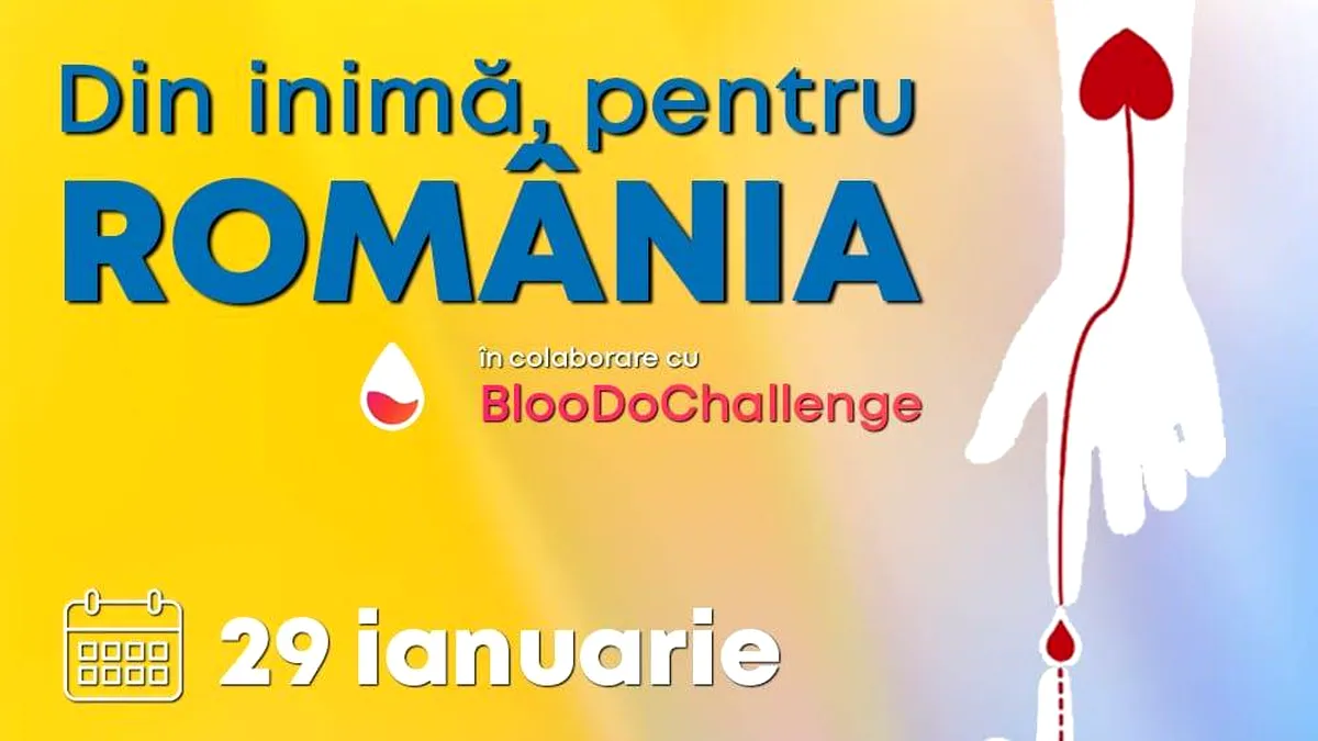 ”Din inimă pentru România” - campanie națională de donare de sânge