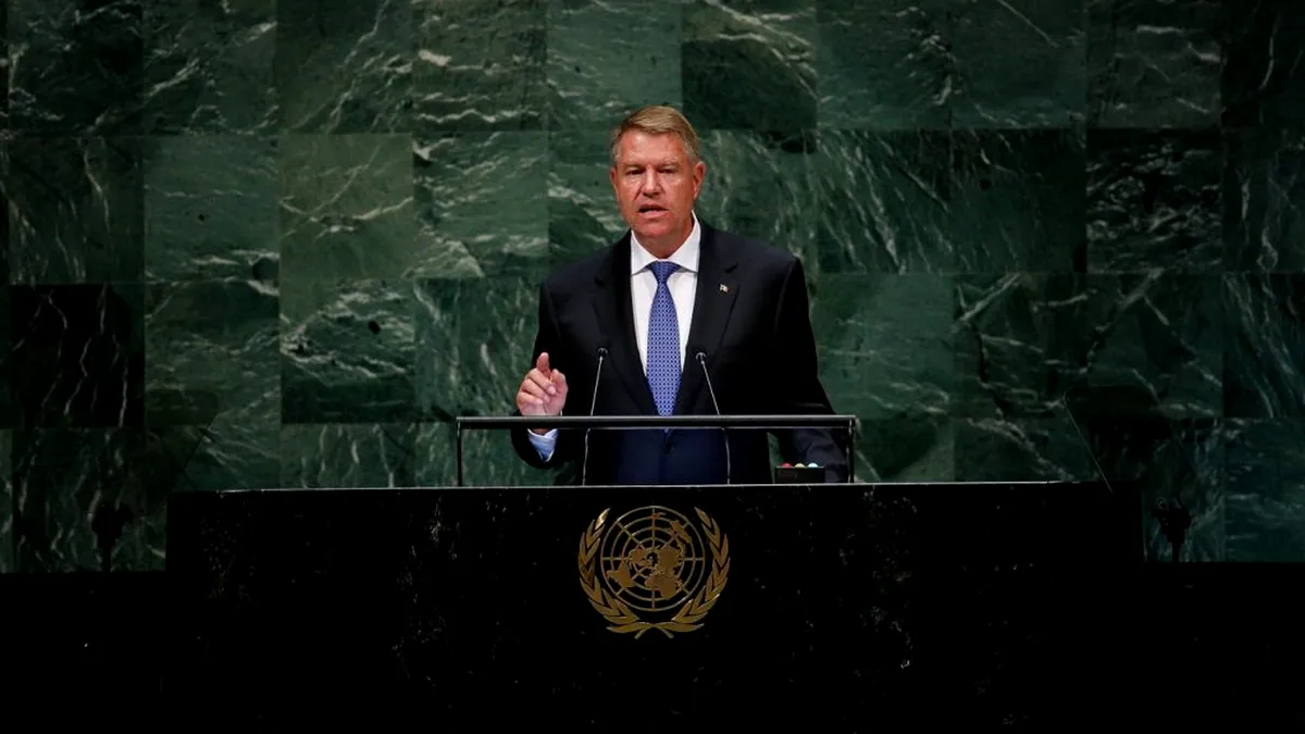 Discursul președintelui Klaus Iohannis de la tribuna Adunării Generale a ONU (VIDEO)