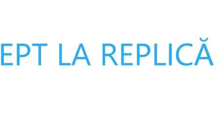 Drept la replică Mihai Curteanu