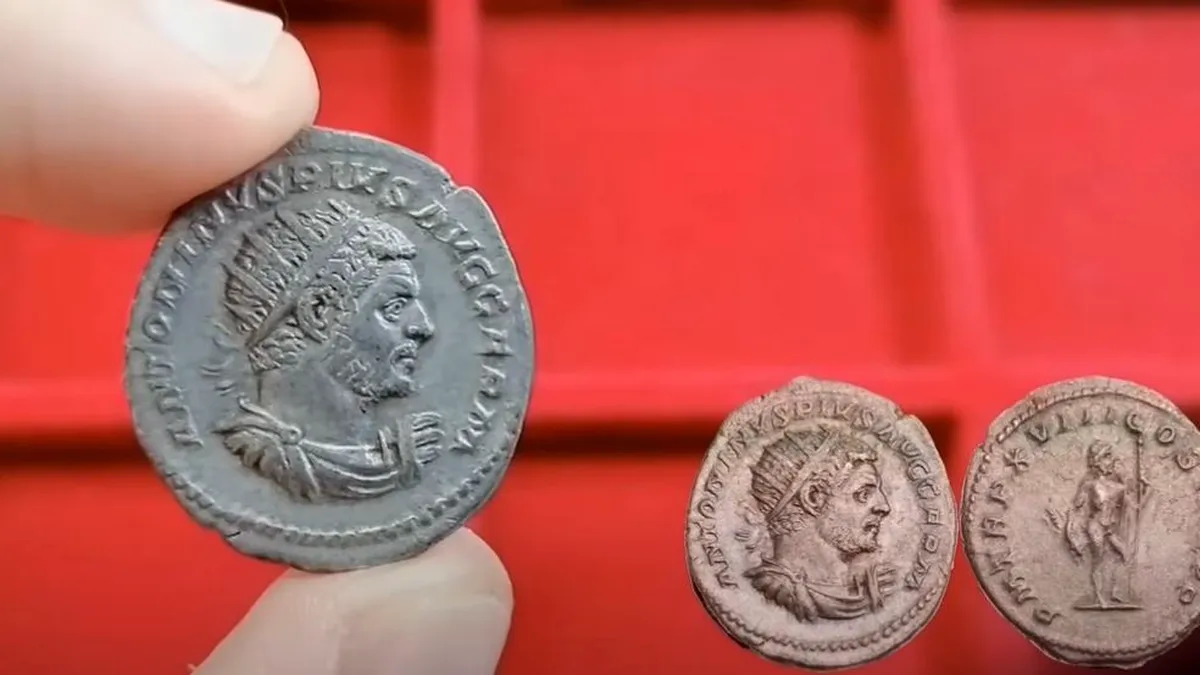 Descoperire epocală. Un băiat de 9 ani a găsit o monedă veche de 2000 de ani în timp ce se juca