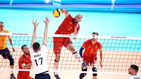 România, în sferturile Campionatului European de volei masculin