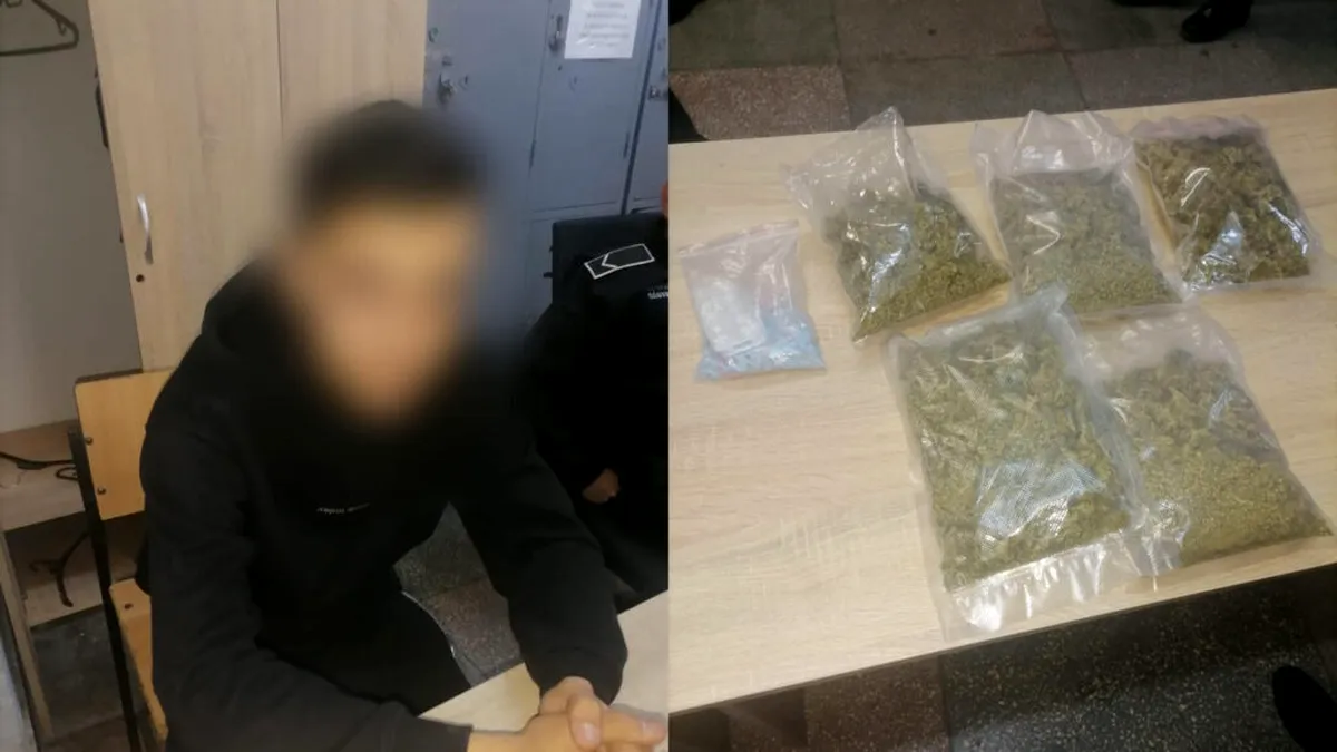 Minor cu droguri de mare risc prins de Poliția Locală Sector 5