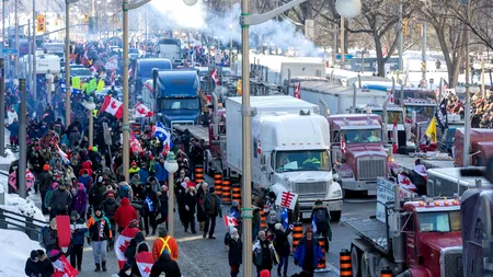 Capitala Canadei, paralizată de protestele camionagiilor și fermierilor