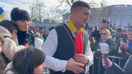 Milionarul care a stat închis trei luni, dezamăgit de participarea bucureștenilor la mitingul pro-Georgescu