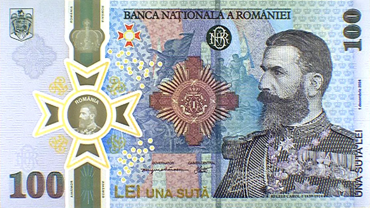 O bancnotă comemorativă emisă de BNR a fost desemnată „bancnota anului 2024”