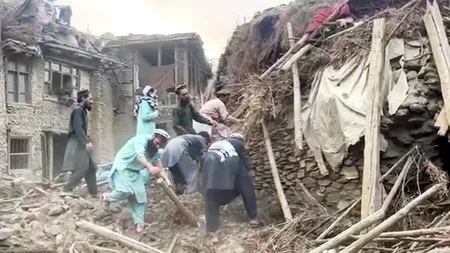 Cutremur devastator în Afganistan: peste 600 de morți și mii de răniți