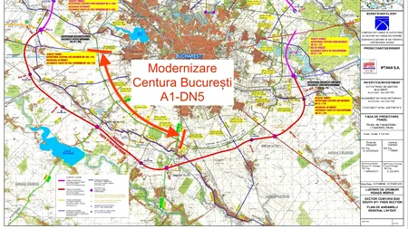 CNAIR: Opt oferte depuse pentru proiectarea şi execuţia loturilor 1 şi 2 din Centura Sud Bucureşti, între A1 şi DN5