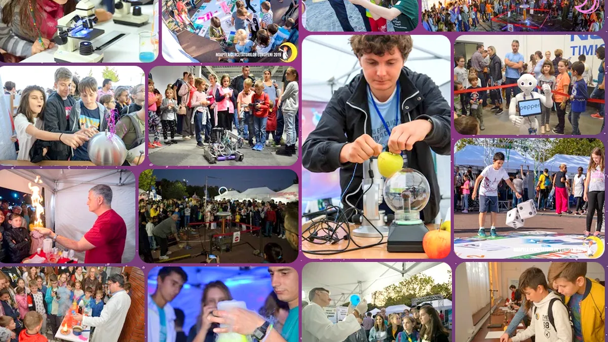 Galați. La „Noaptea Cercetătorilor”, de la „3DPrinting” și „Art & Craft Laser Cutting” la „GoKarting” și „Maraton de pescuit”