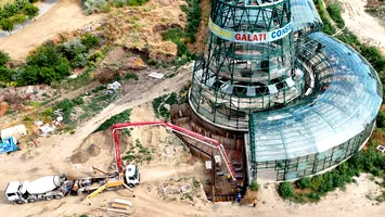 O spectaculoasă seră pentru plante exotice, în curs de finalizare la Grădina Botanică din Galați