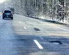 Autostrada A1 Bucureşti-Piteşti s-a umplut de gropi, după deszăpezire. Şoferii se plâng că-şi rup maşinile