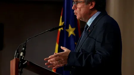 Carles Puigdemont cere independenţa Cataloniei pentru a vota premierul Spaniei