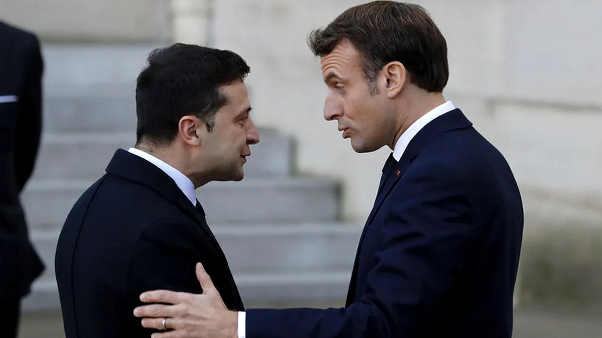 Macron îl desumflă pe Zelenski: Aderarea Ucrainei la UE ar putea dura zeci de ani