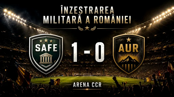 Scorul politic al zilei: SAFE – AUR 1-0, pe stadionul CCR