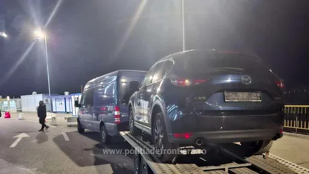 Captură la Poliția de Frontieră. Două autoturisme urmărite internațional, descoperite la granița României