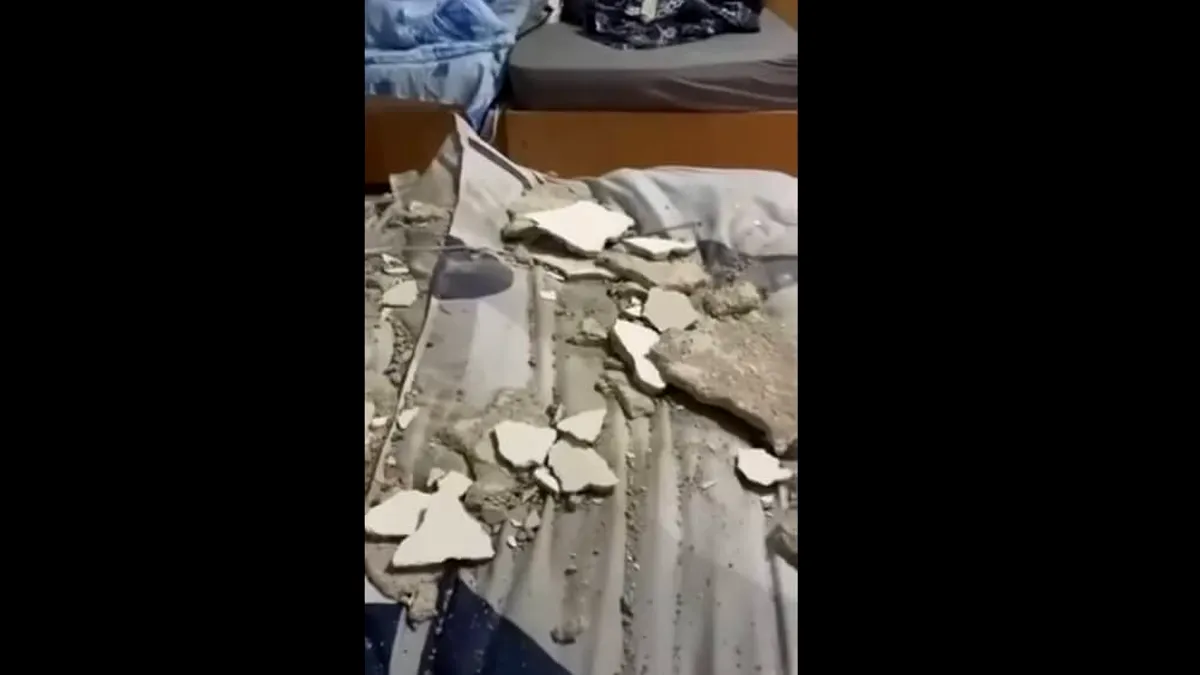 Incident la Școala de Poliție din Câmpina: tavanul dintr-un dormitor s-a prăbușit peste un elev