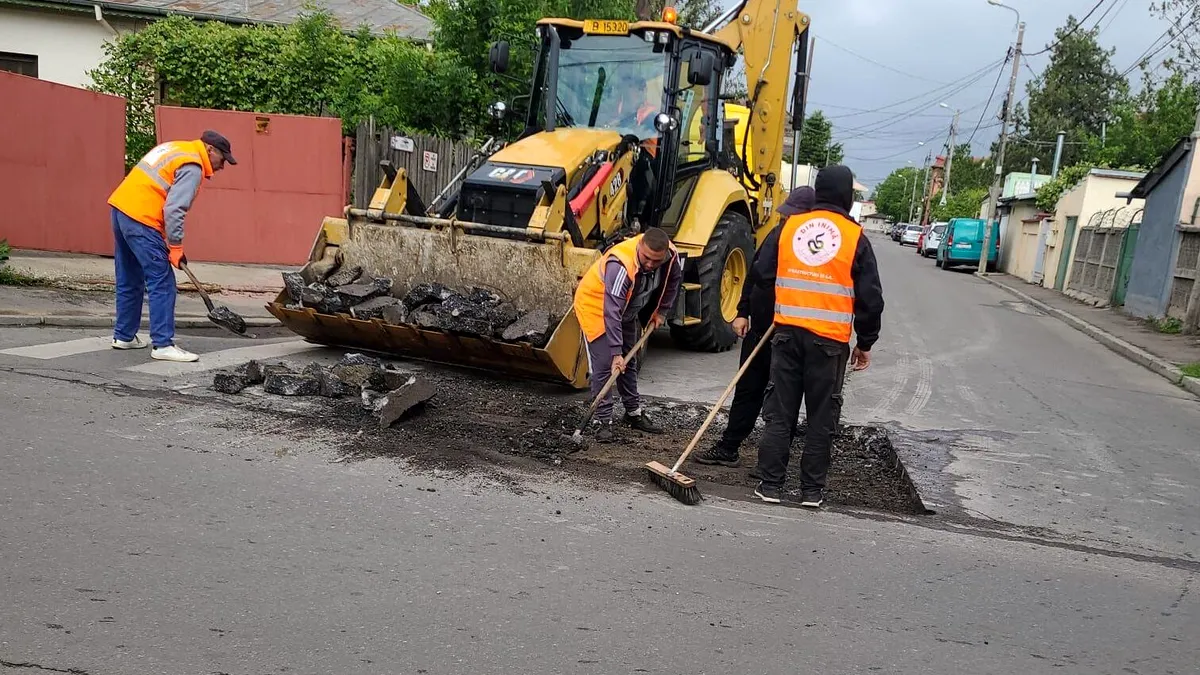 Încep lucrările de asfaltare pe străzile din zona Prelungirea Ghencea, din administrarea Sectorului 5