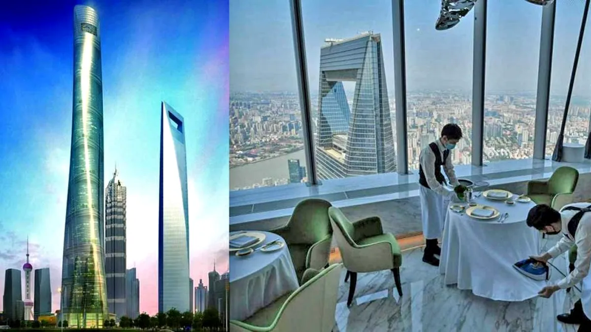 Cum arată cel mai înalt hotel din lume, inaugurat în Shanghai (VIDEO)