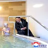 Scene comice cu Kim Jong-un la o piscină nord-coreeană (VIDEO)