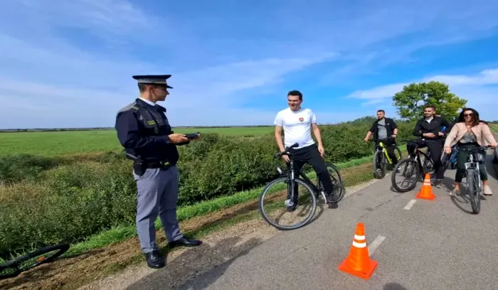 Imagine de la „vama ciclistă” din 2023 / Foto: opinia timisoarei.ro