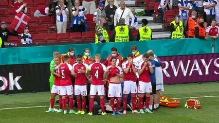 Noi mărturii de pe teren de la meciul Danemarca-Finlanda. Ce a spus Eriksen imediat după resuscitare