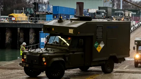 NATO își arată forța de mobilizare. Peste 700 de vehicule militare și 2.400 de soldați britanici, în drum spre România