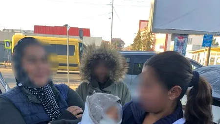 Scenă șocantă în Bistrița: Un nou-născut folosit pentru a aduna bani la -5 grade Celsius